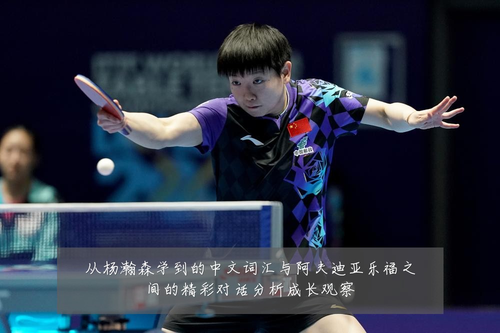 从杨瀚森学到的中文词汇与阿夫迪亚乐福之间的精彩对话分析成长观察